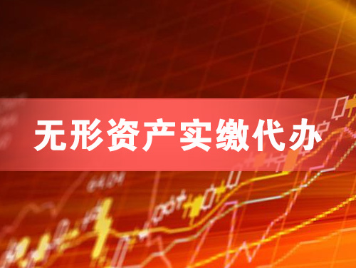 南阳无形资产实缴资本代办